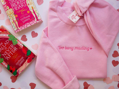 Book Sweater l Pretty Girls Read l Embroidered Book Sweatshirt l Book Lover Crewneck l Bookworm Sweatshirt l Nerd Sweatshirt l Bookish Babe - SimpleCreationzCo